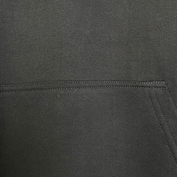 Han Kjoberhavn Black Hoodie Sweatshirt Medium Mens White Logo Pullover Heavy - Picture 5 of 10